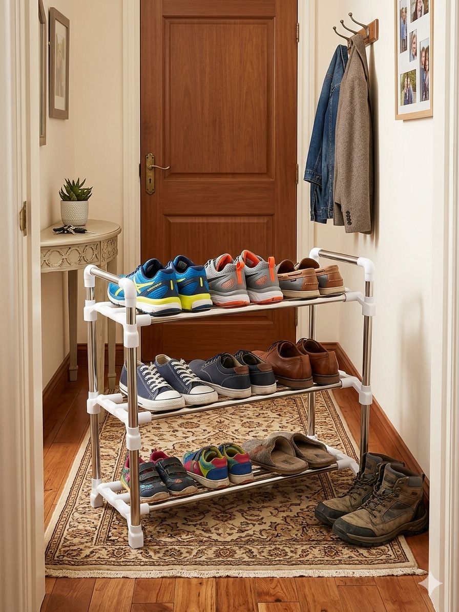 TWO STAR SHOE RACK