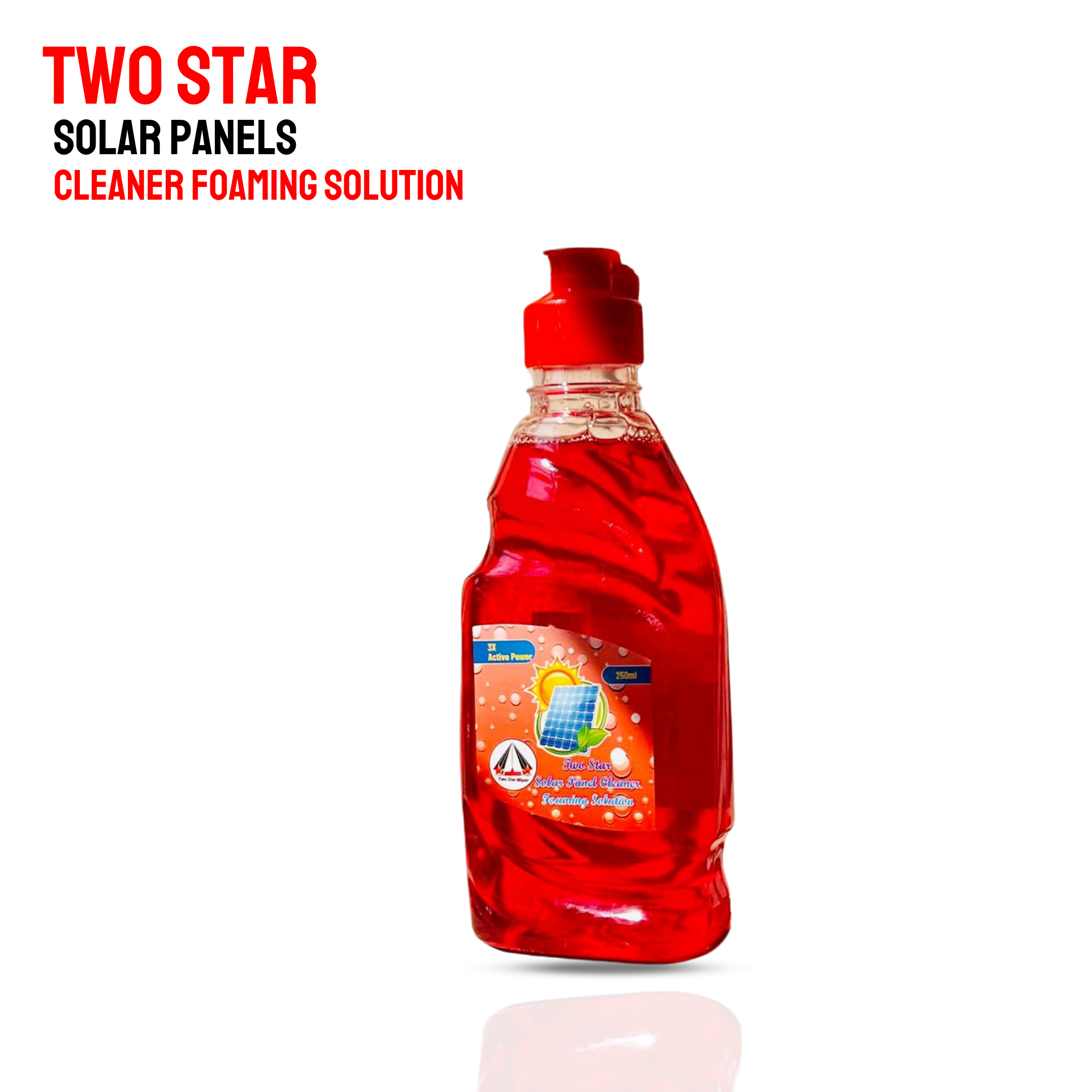 Two Star Solar Panel Cleaner Foaming solution – TWO STAR WIPER