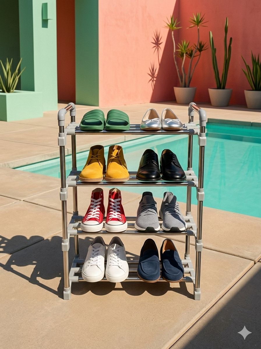 TWO STAR SHOE RACK