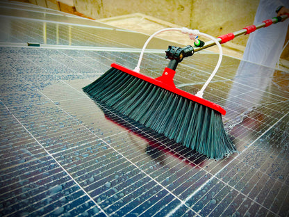 SOLAR PANEL CLEANING BRUSH . ( Now With Extra Large Brush Head )اب بڑے برش کے ساتھ