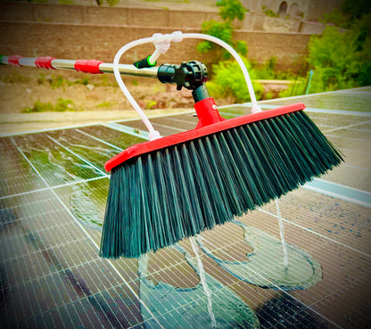 SOLAR PANEL CLEANING BRUSH . ( Now With Extra Large Brush Head )اب بڑے برش کے ساتھ