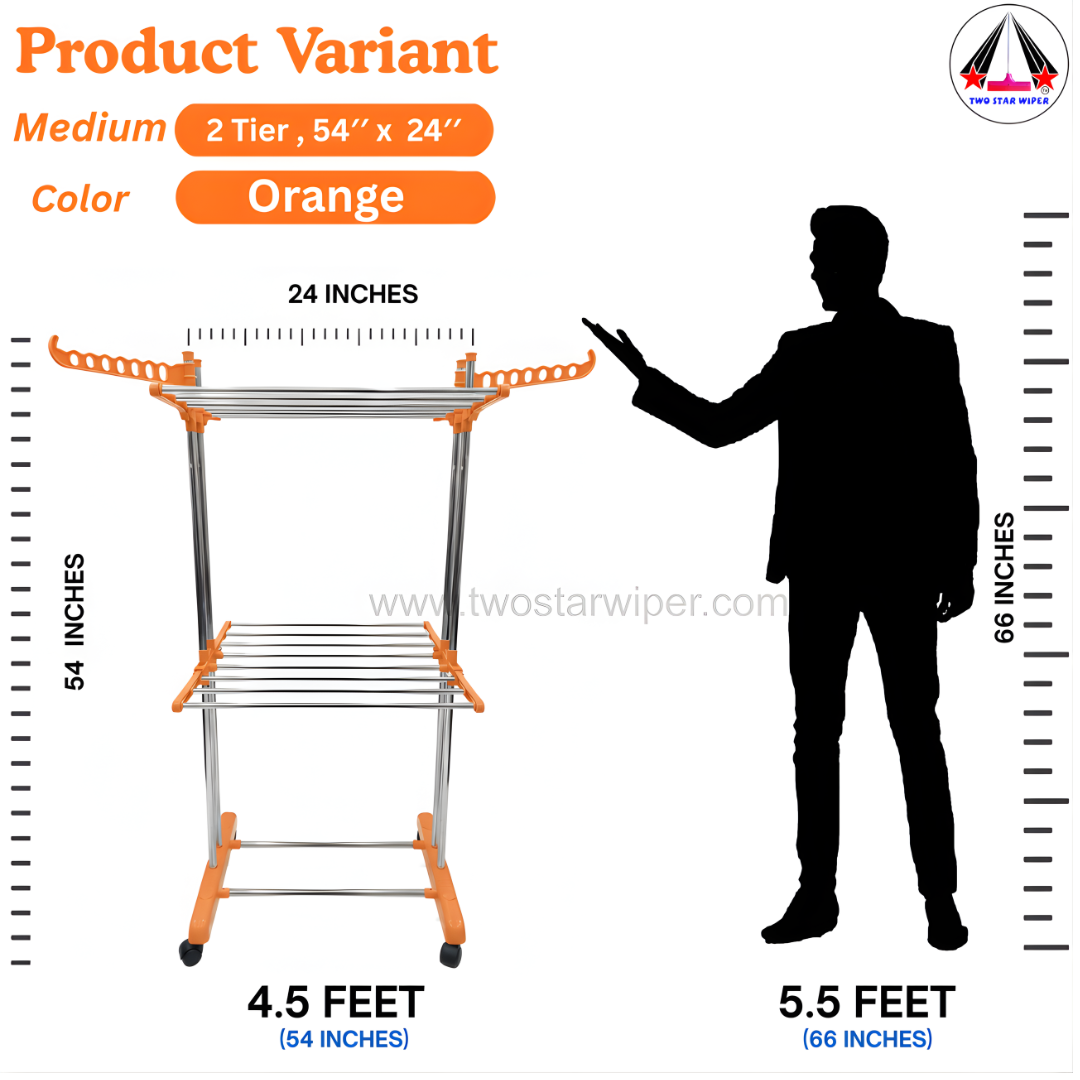 TWO STAR PREMIUM QUALITY MULTI-LAYER DRYING RACK