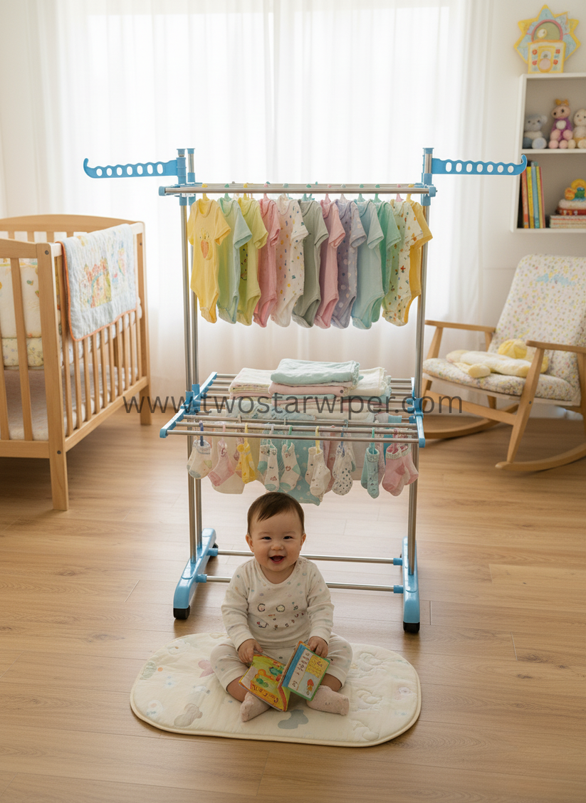 TWO STAR PREMIUM QUALITY MULTI-LAYER DRYING RACK – TWO STAR WIPER