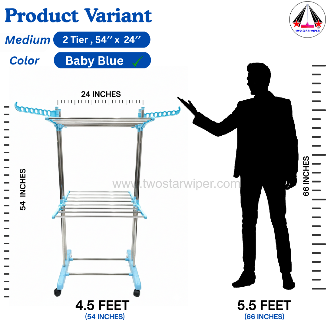 TWO STAR PREMIUM QUALITY MULTI-LAYER DRYING RACK