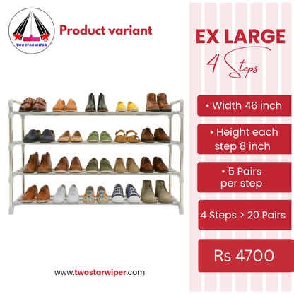 TWO STAR SHOE RACK