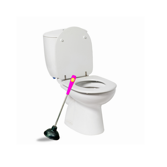 Flush plunger with steel pipe