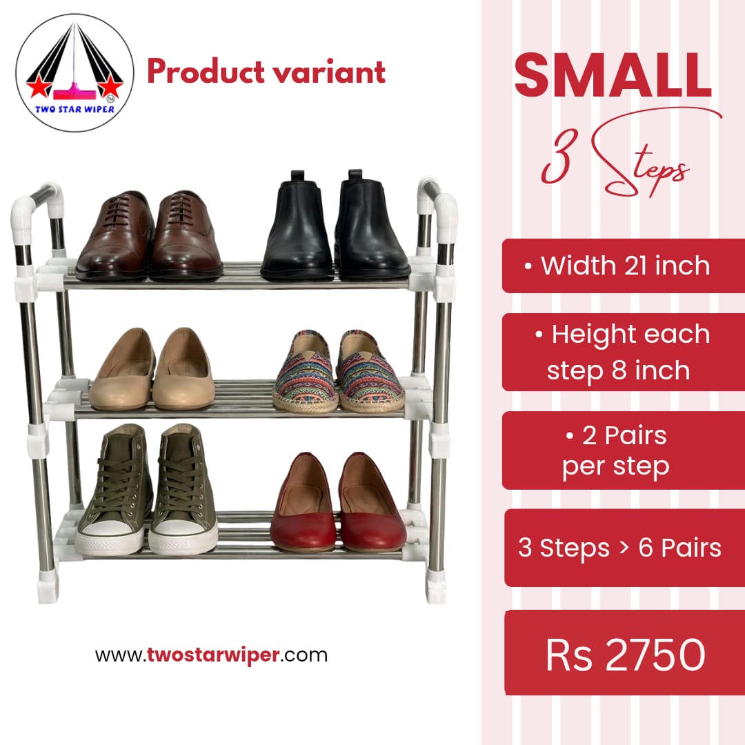 TWO STAR SHOE RACK