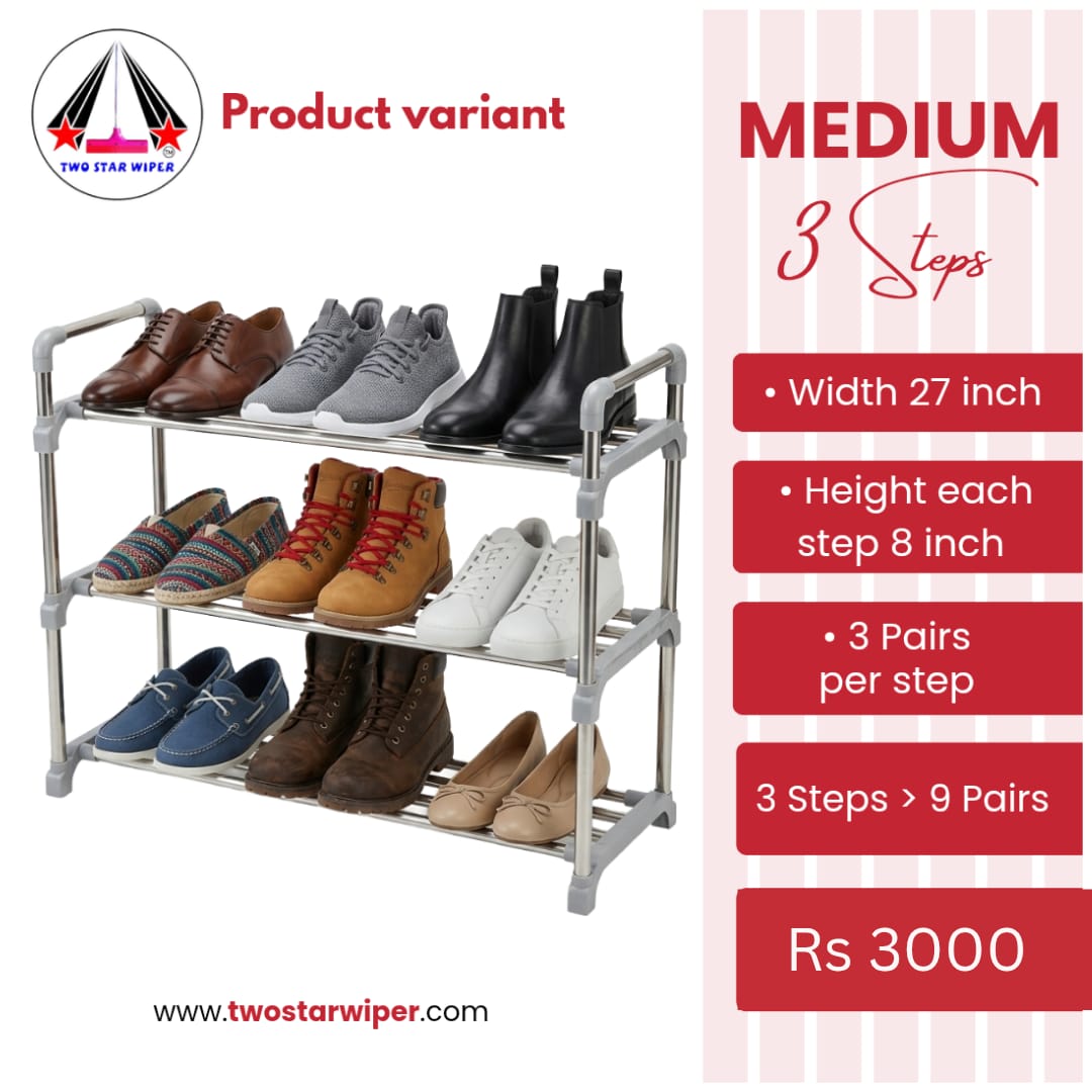 TWO STAR SHOE RACK