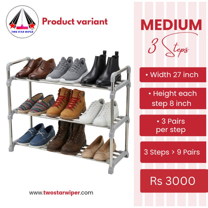 TWO STAR SHOE RACK