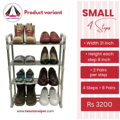 TWO STAR SHOE RACK