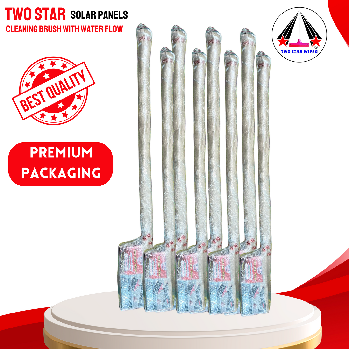 SOLAR PANEL CLEANING BRUSH . ( Now With Extra Large Brush Head )اب بڑے برش کے ساتھ